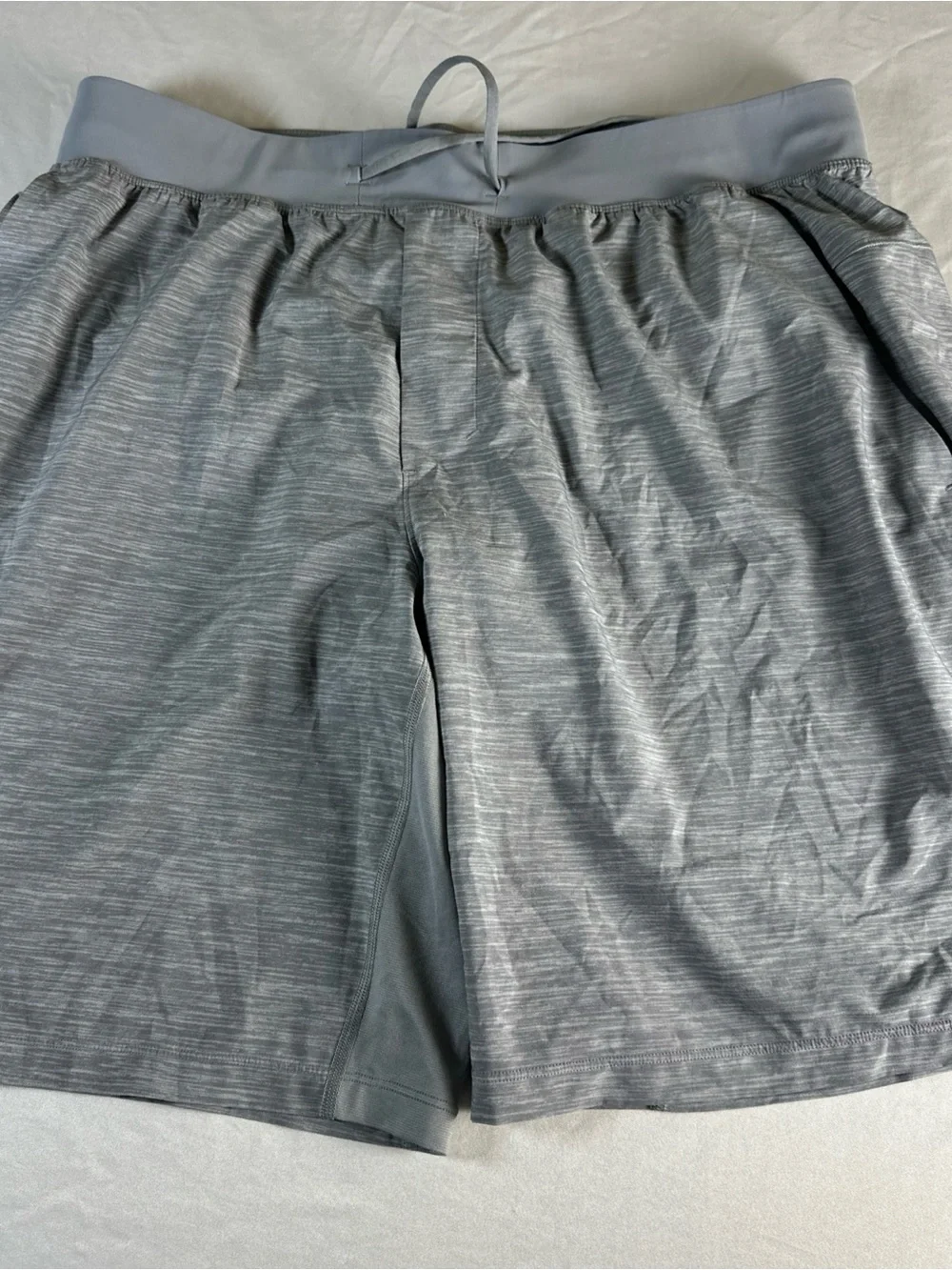 lululemon athletica Men's Heather Gray Athletic Shorts